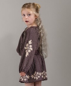 Meisjes blouse lange mouw bordeaux