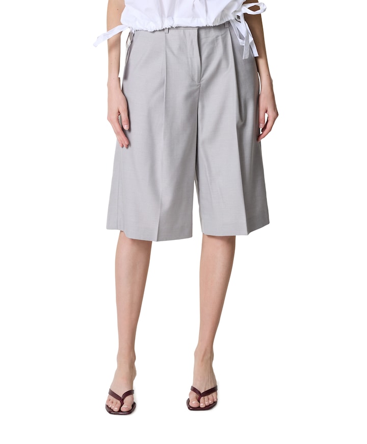 CMTENNA-BERMUDA dames korte broek grijs