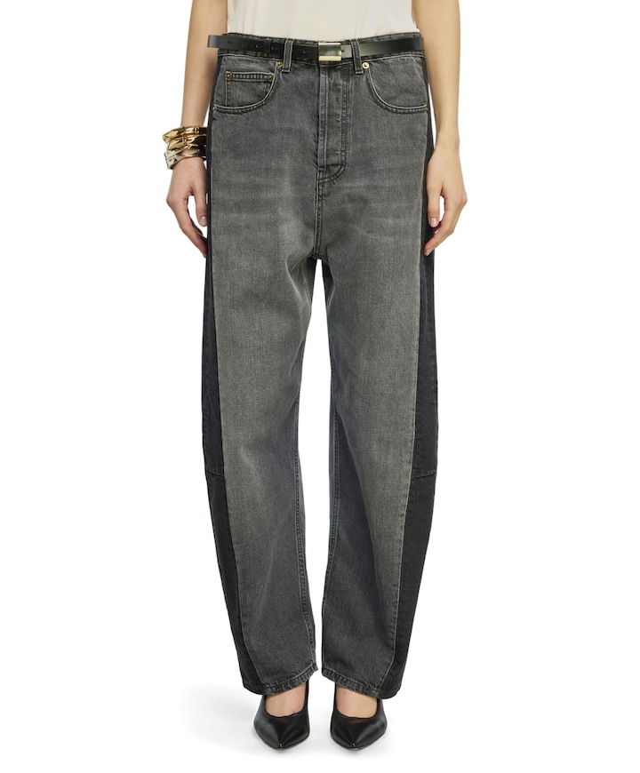 dames jeans grijs