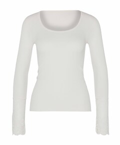 Dames longsleeve ecru
