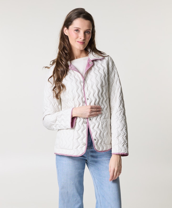 Dames jas roze
