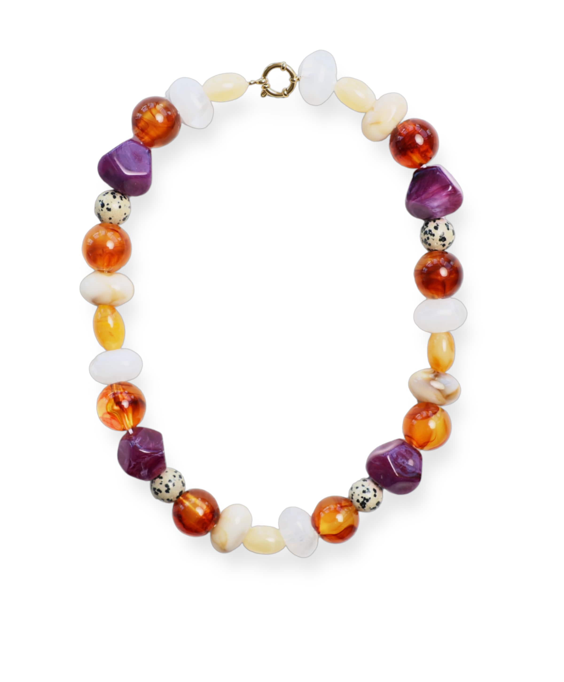 Dames ketting multicolor