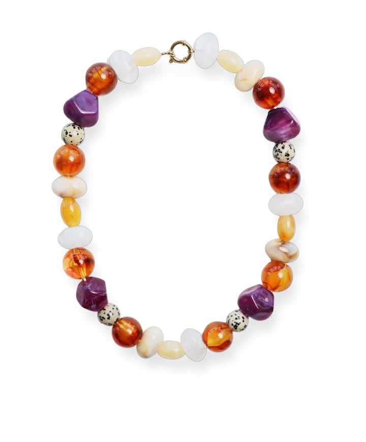 Dames ketting multicolor