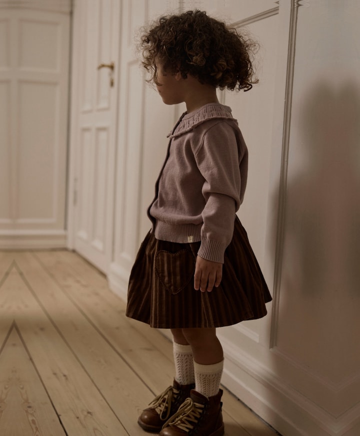Meisjes rok bruin