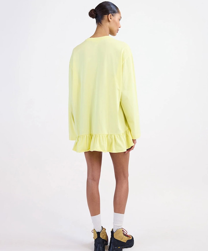 Dames longsleeve geel