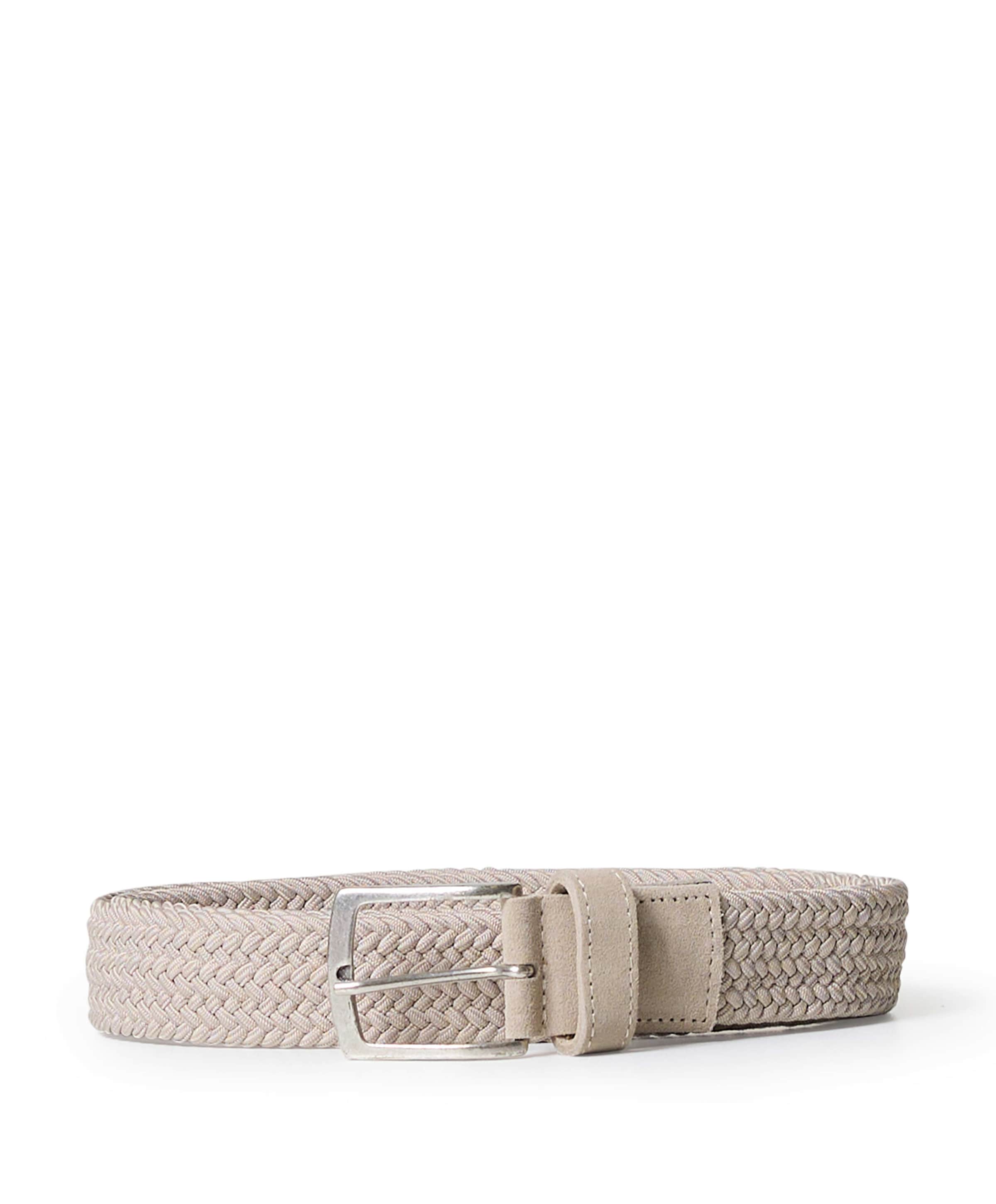 Heren riem beige