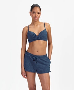 Dames shorts blauw
