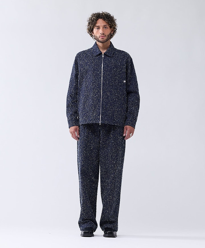 Heren overshirt blauw