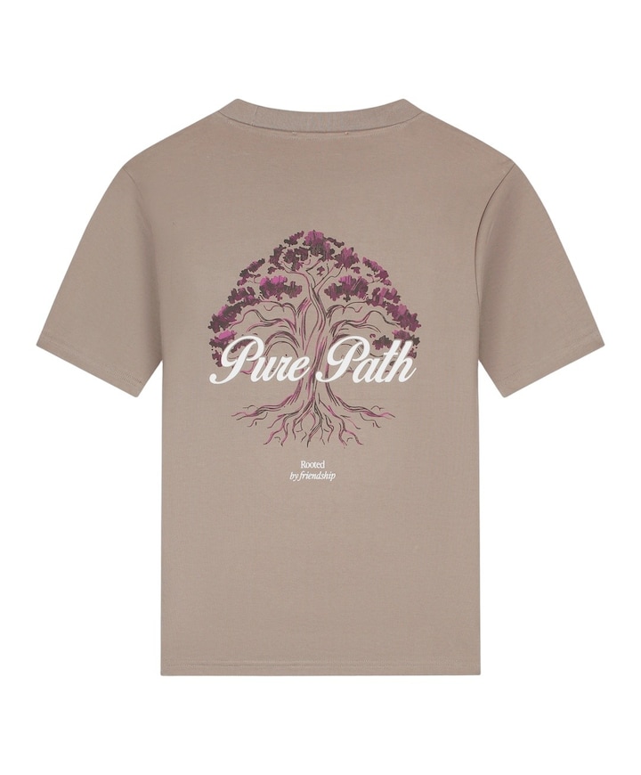 Heren T-shirt beige