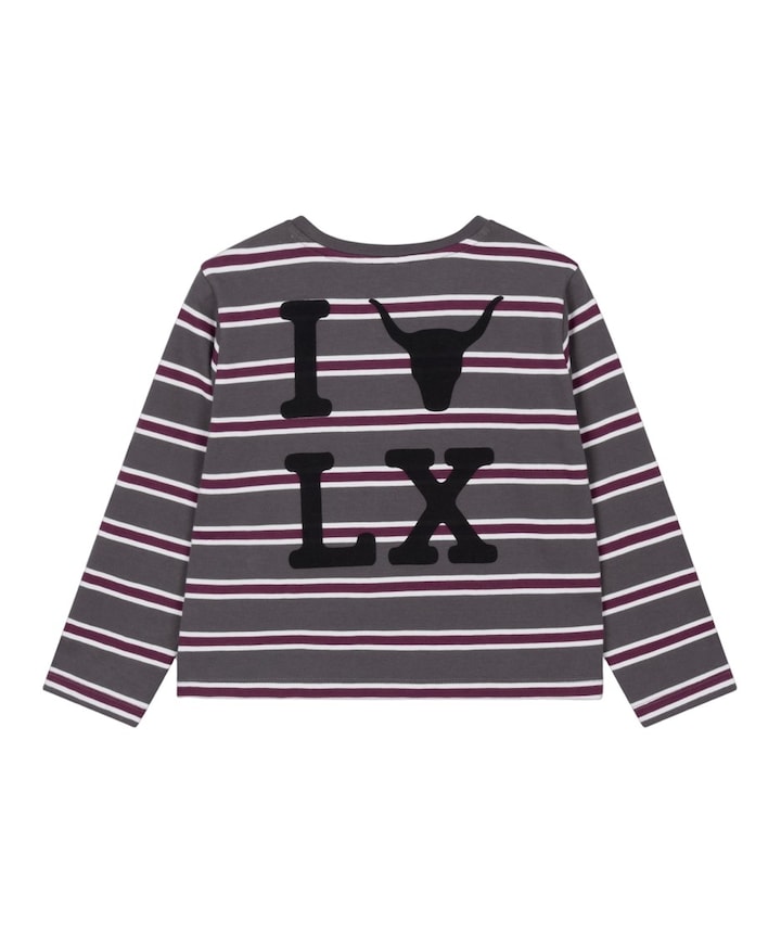 Meisjes longsleeve grijs