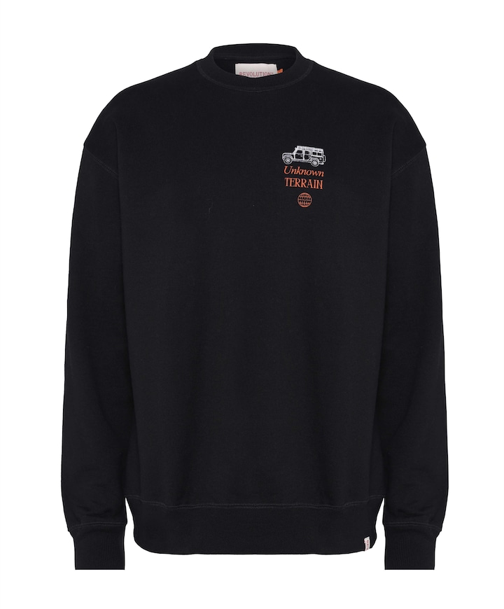 Heren sweater zwart