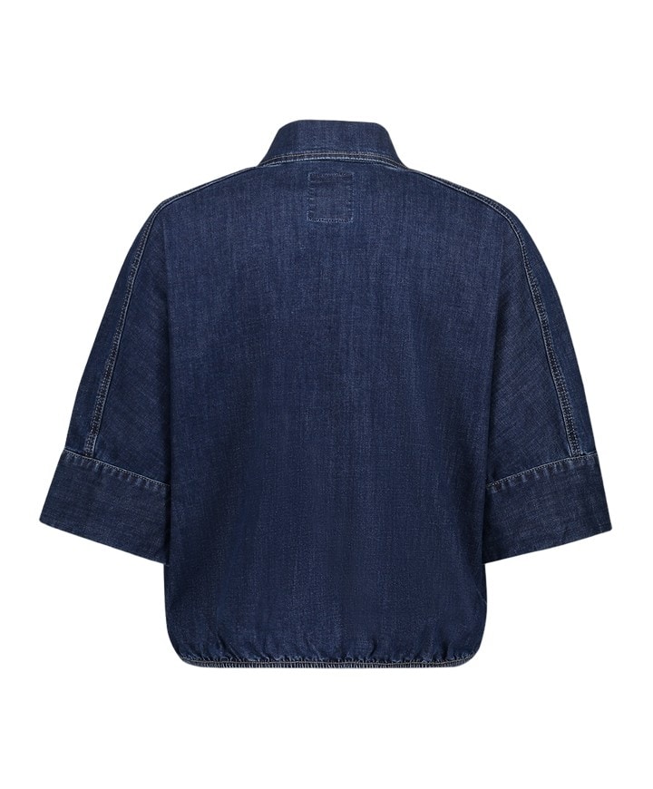 Dames blouse blauw