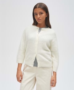 Dames vest ecru