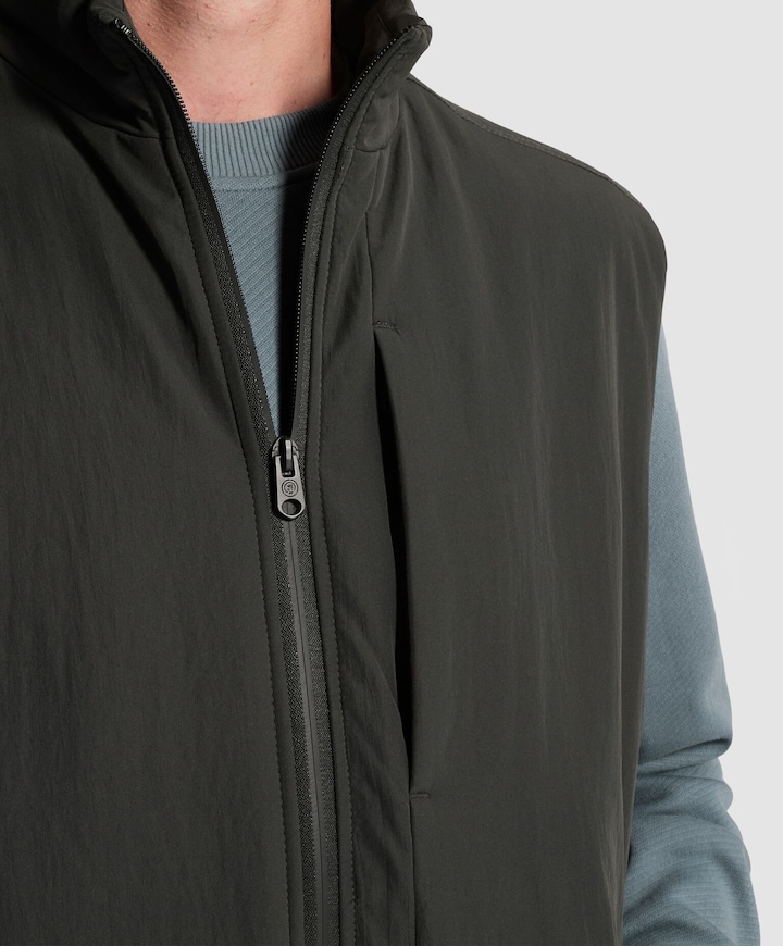 Heren bodywarmer grijs