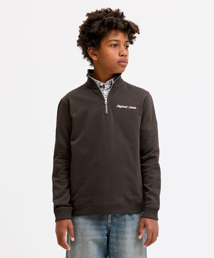 Jongens sweater bruin