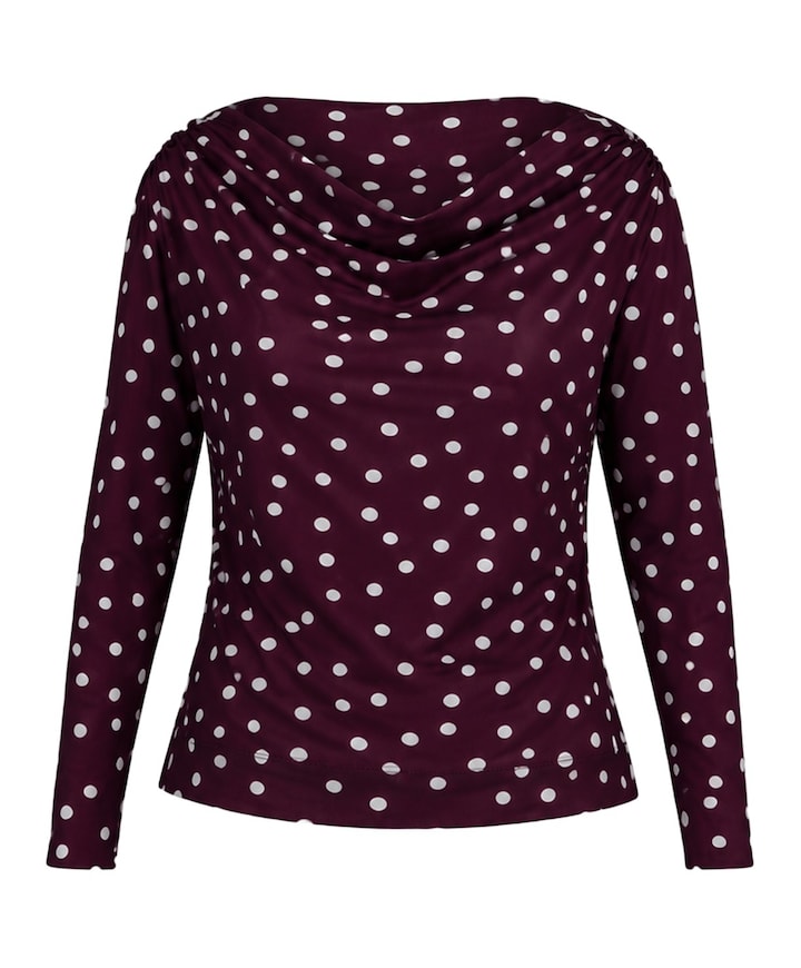 Dames longsleeve paars