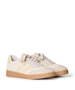 Women Lace-up dames sneakers beige