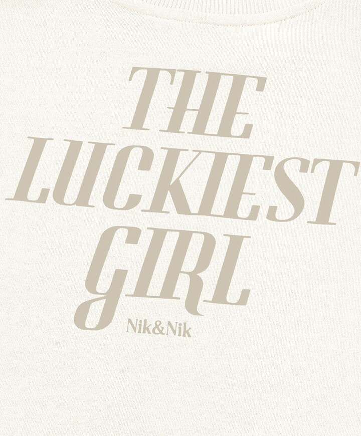 Meisjes sweater ecru