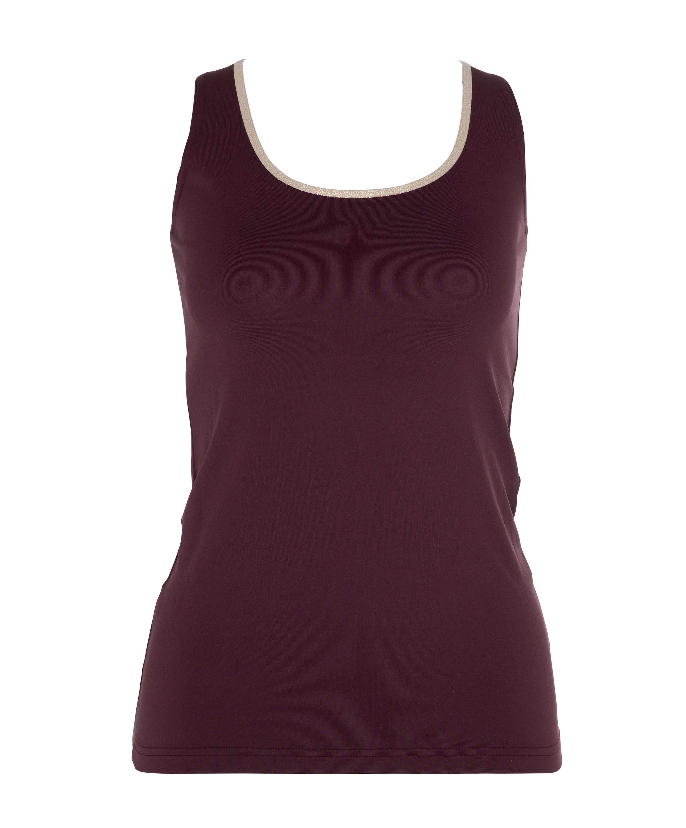 Dames top bordeaux