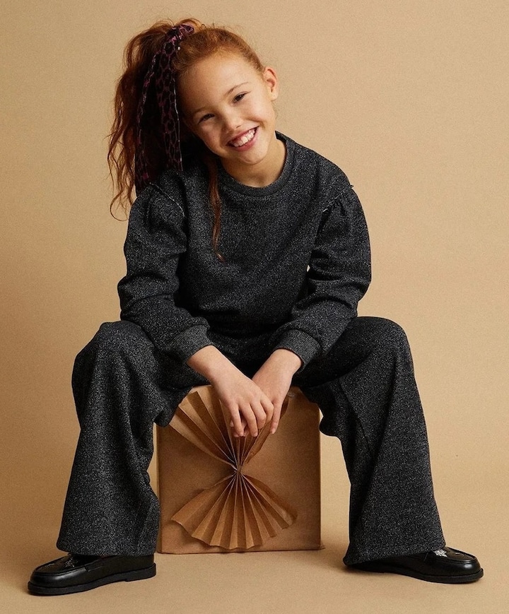 Meisjes sweater zwart