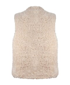 Dames gilet beige