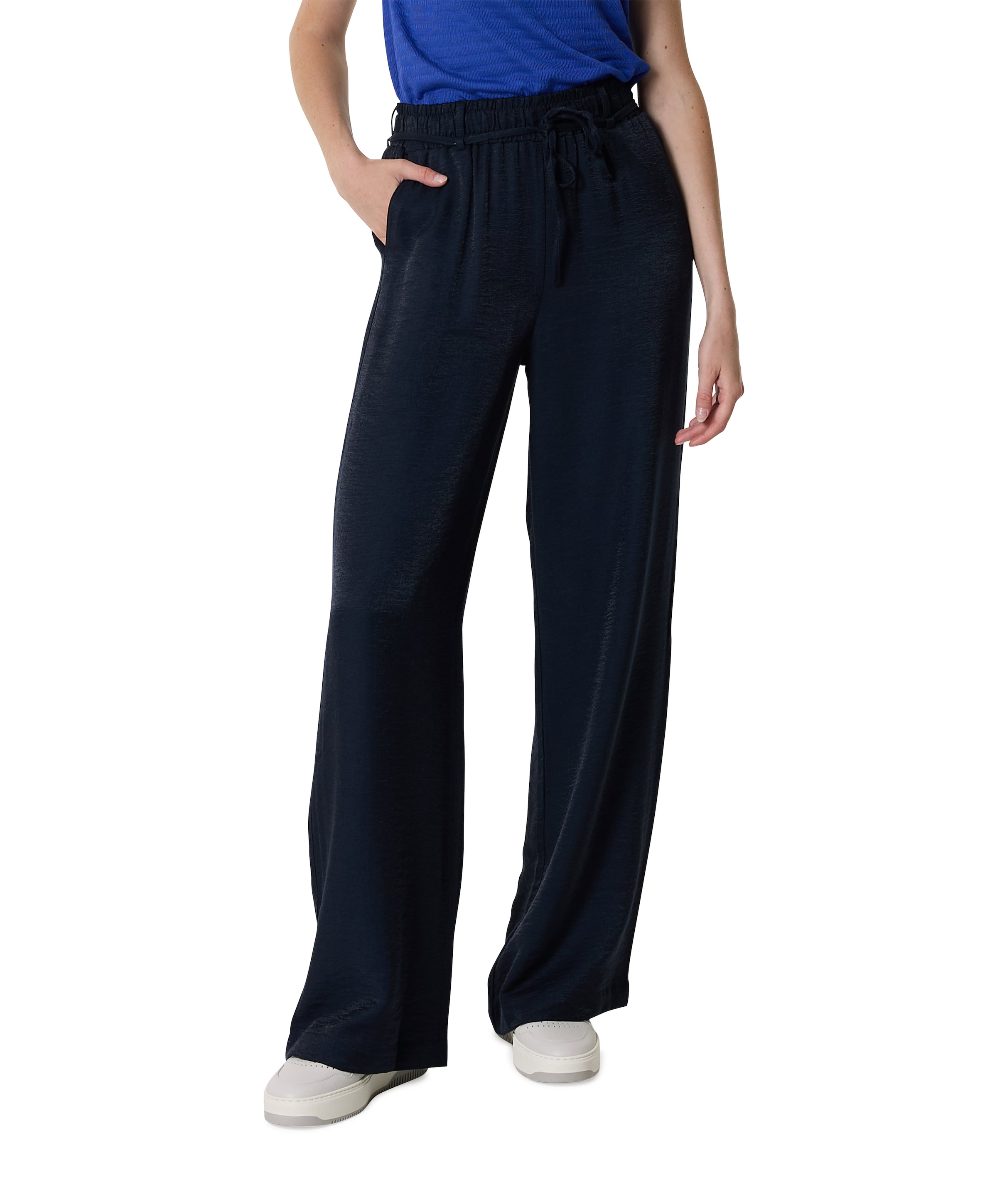 SOLANA dames broek blauw