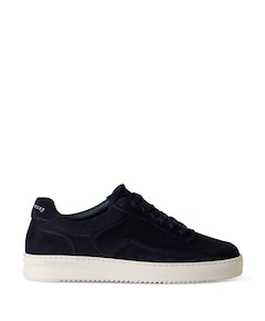 Mondo Suede Grain heren sneakers blauw