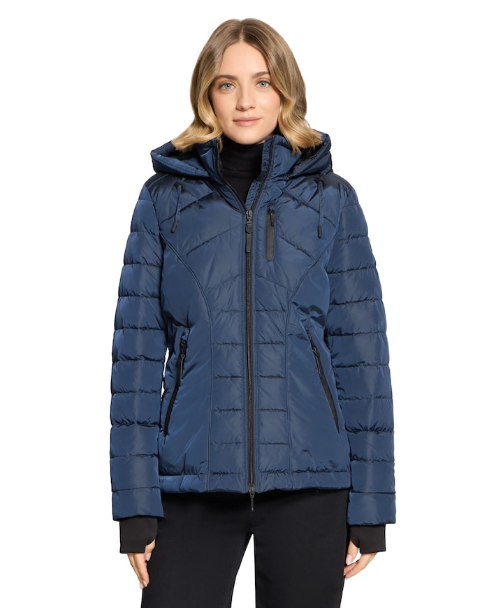 Dames jas blauw