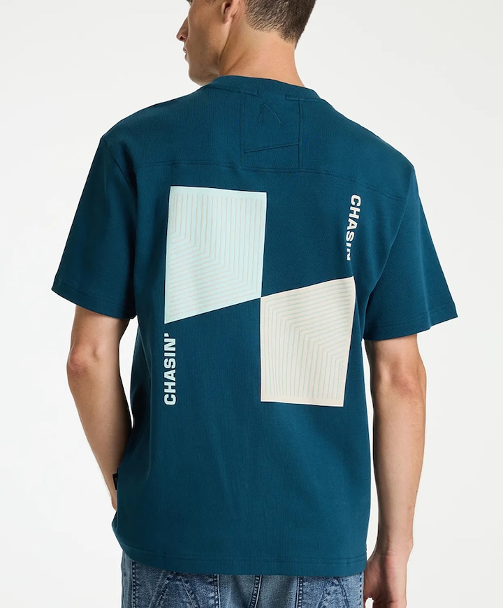 Heren T-shirt blauw