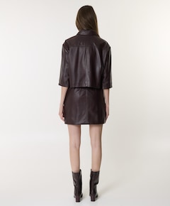 Dames jas bordeaux