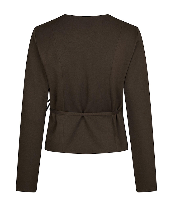Dames blouse bruin