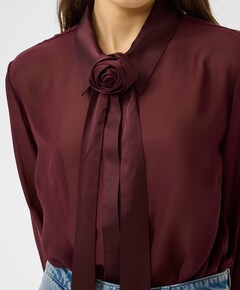 Dames blouse bordeaux
