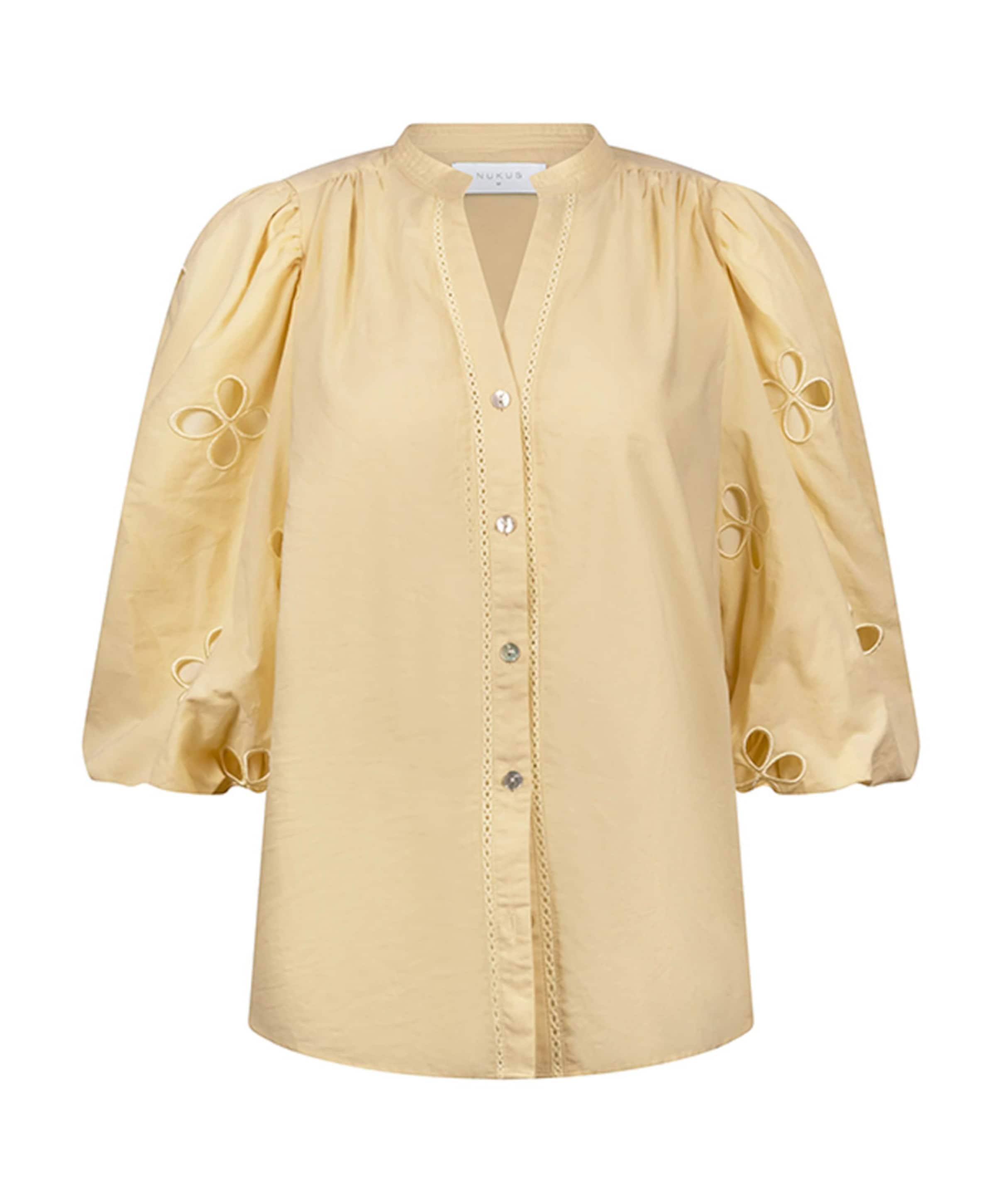 Dames blouse geel
