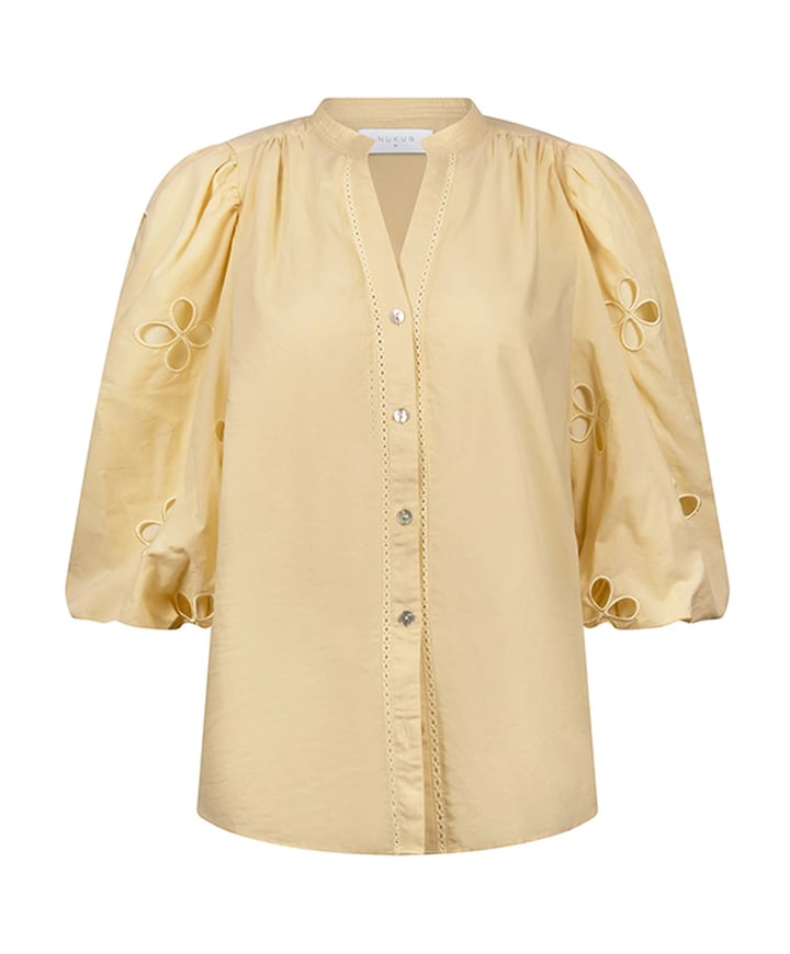 Dames blouse geel