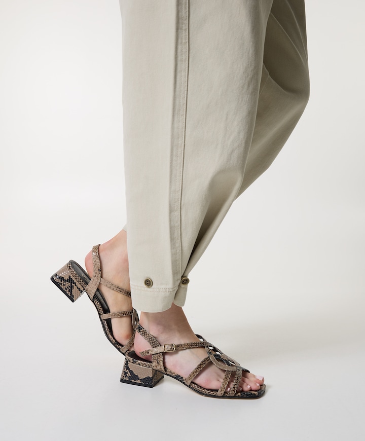 dames sandalets bruin