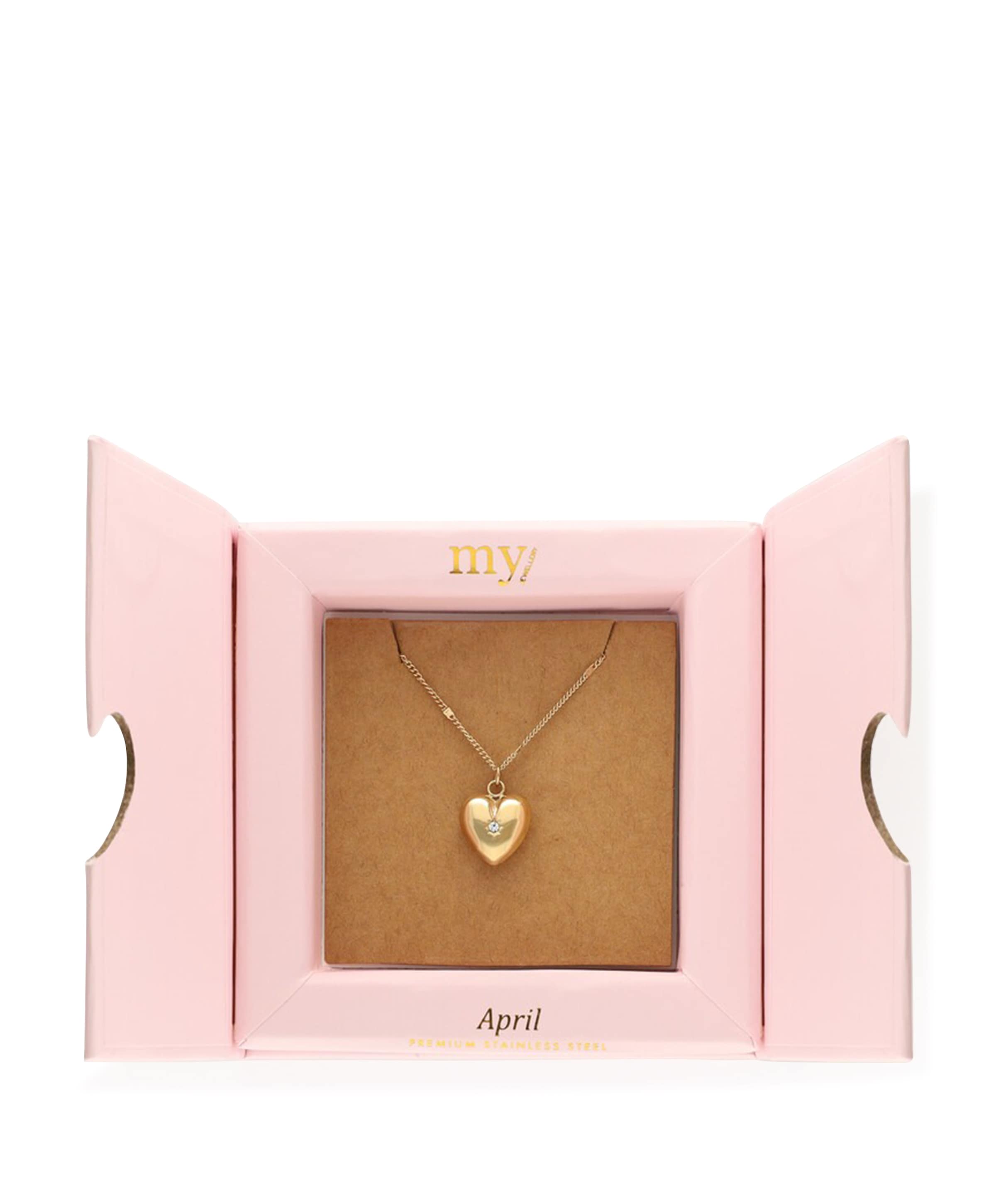 Dames ketting april goud