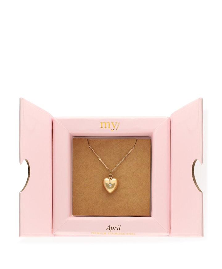 Dames ketting april goud