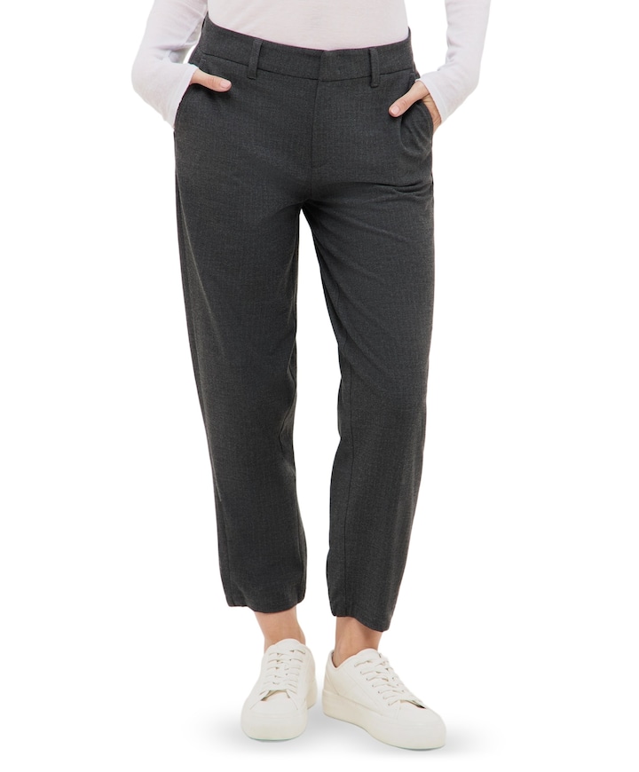 EVY TAILORED dames broek grijs