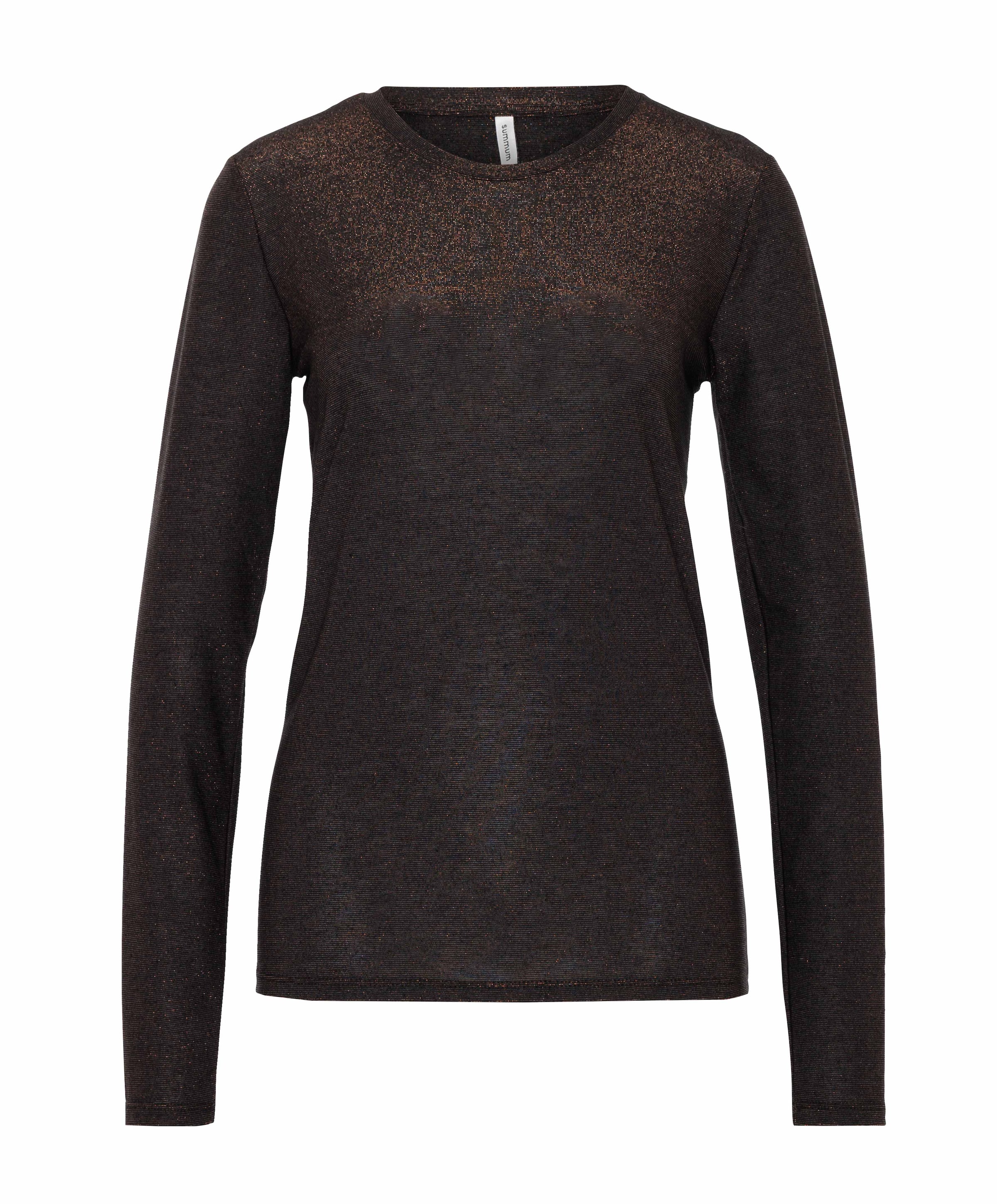 Dames longsleeve bruin