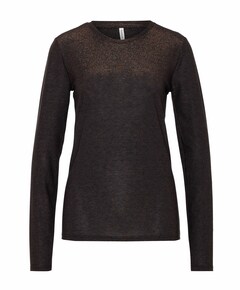 Dames longsleeve bruin