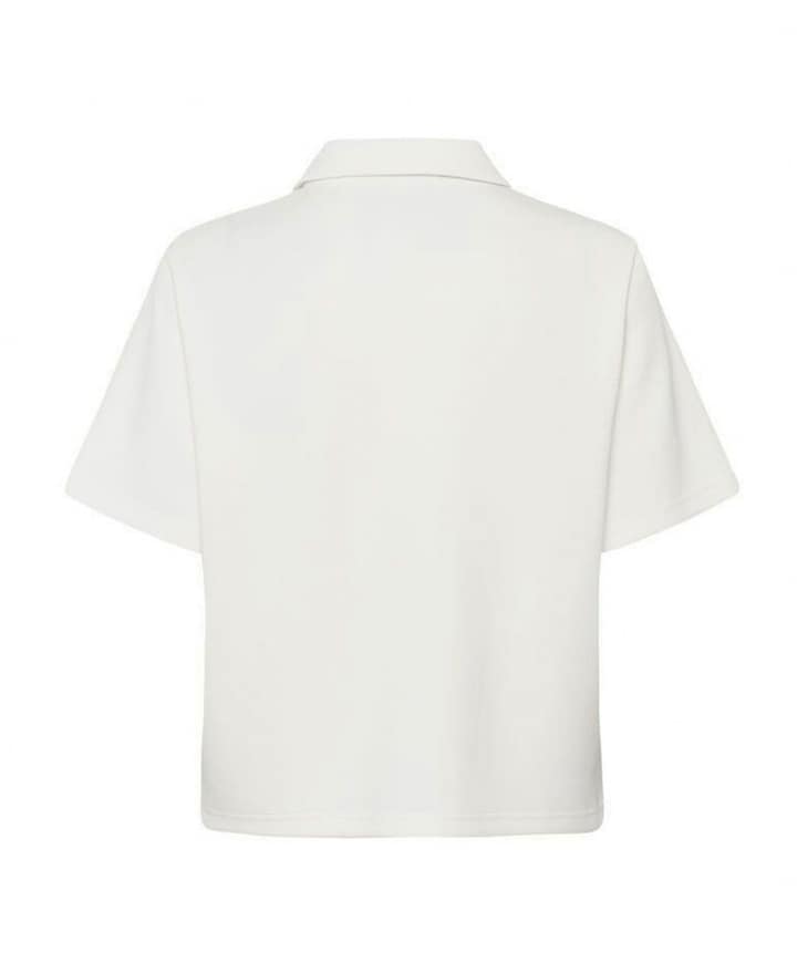 Dames polo ecru