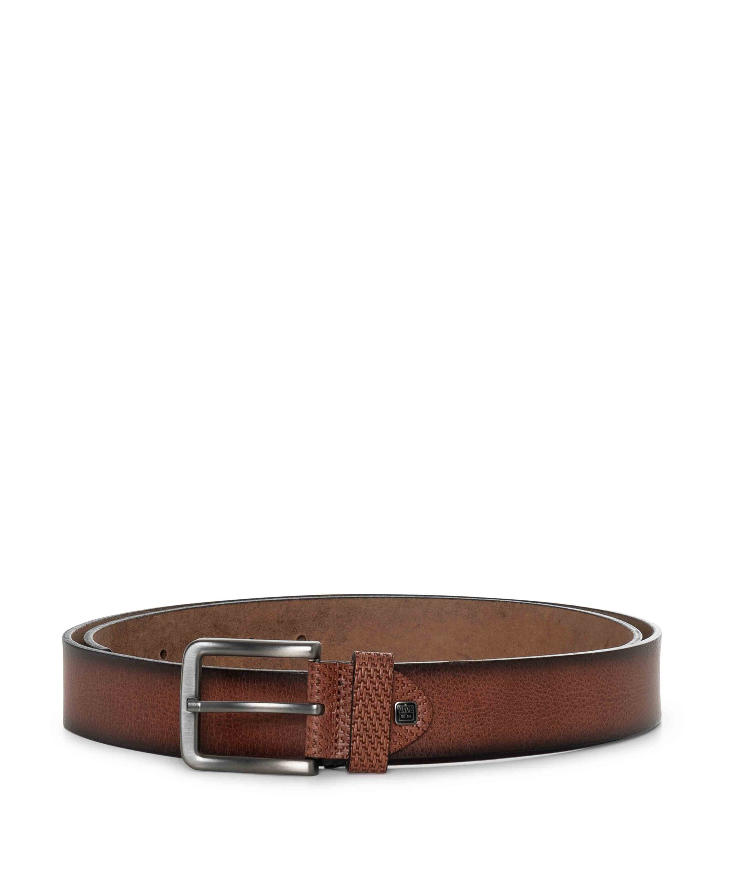 Heren riem beige