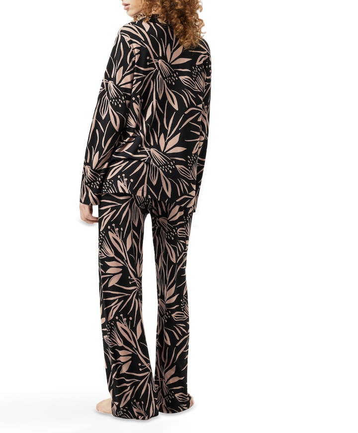 Dames pyjamaset zwart