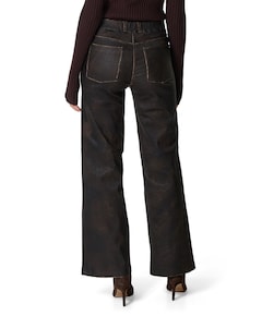 RENITA Vintage Stretch Pl dames broek bruin