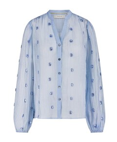 Dames blouse blauw