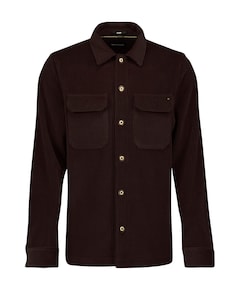 Heren overshirt bruin