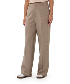 Wide leg broek beige