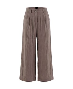 Wide dames broek bruin