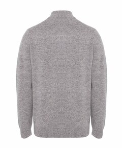Heren trui met rits beige