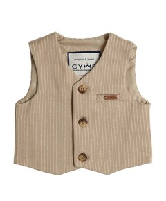 Jongens gilet ecru